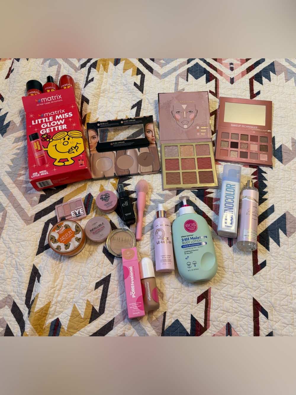 Assorted Pink Makeup Palette Collection - Various Brands